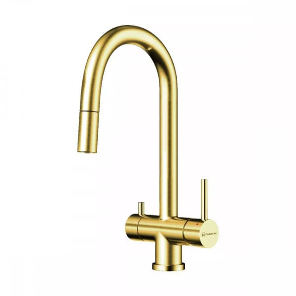 Смеситель Omoikiri Akita-S-LG латунь/светлое золото (4994350)