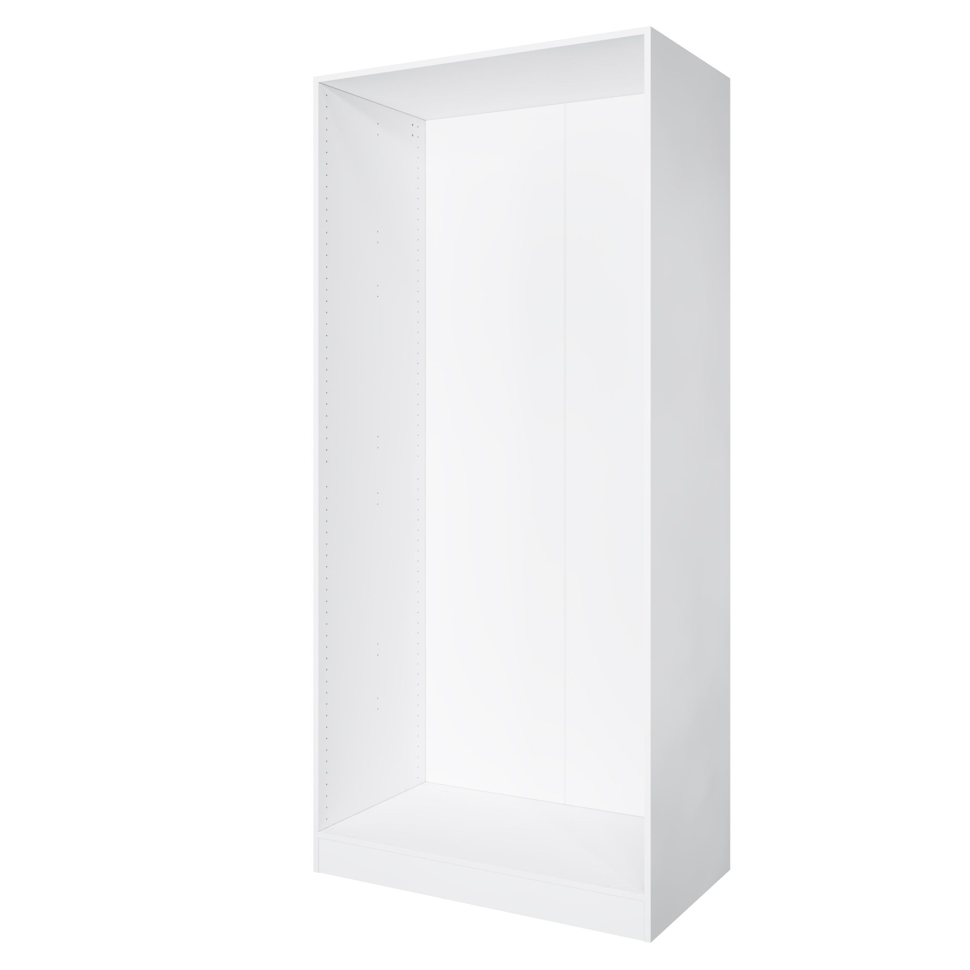 Корпус шкафа шириной 100 см, ЛДСП Белый, 220х100х58