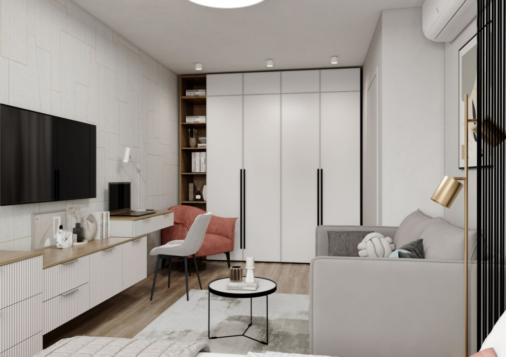 Распашной шкаф ЛАЙН ЭМАЛЬ Шкаф на заказ