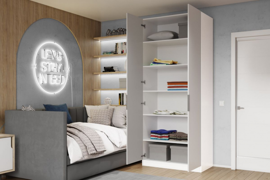 Шкаф распашной для комнаты подростка