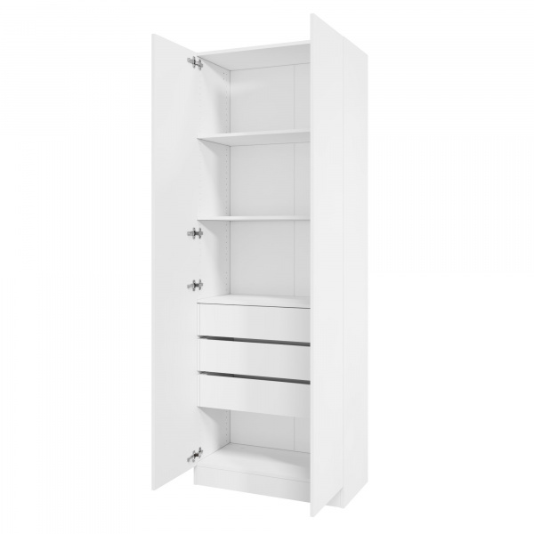 Корпус шкафа шириной 80 см, ЛДСП Белый, 220х80х40