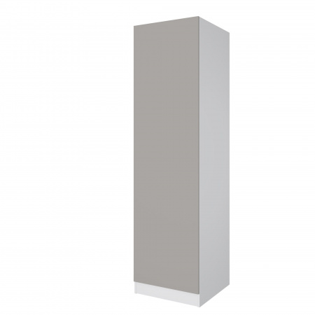 Дверь 210х60 для распашного шкафа шириной 60 см, ЛДСП цвет Шиншилла серая