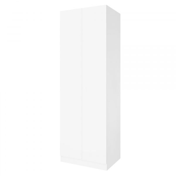 Дверь 230х40 для распашного шкафа шириной 80 см, ЛДСП цвет Белый перламутр