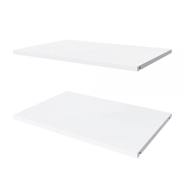 Комплект полок для шкафа 60 см, глубиной 40 см, 2 шт,  ЛДСП Белый
