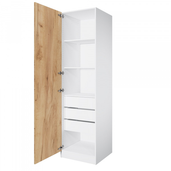 Корпус шкафа шириной 60 см, ЛДСП Белый, 220х60х58