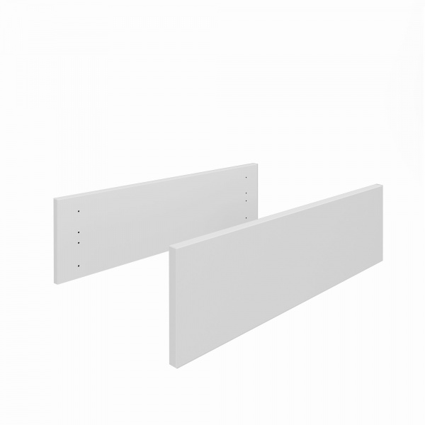 Корзина выдвижная 12х71х50 с доборами, для шкафа шириной 80 см, серебристый металлик