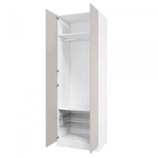 Дверь 230х40 для распашного шкафа шириной 80 см, ЛДСП цвет Кашемир