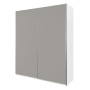 Вставка 70,3х60,8 для раздвижной двери высотой 211 см и шириной 60 см, ЛДСП цвет Шиншилла серая