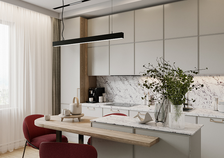 Кухня ЛАЙН ЭМАЛЬ фото 1