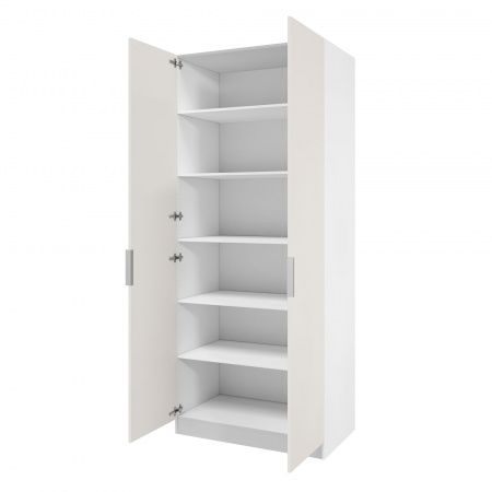 Шкаф 2-дверный распашной ЛАЙТ К3, 240х100х42, ЛДСП, Кашемир, с полками