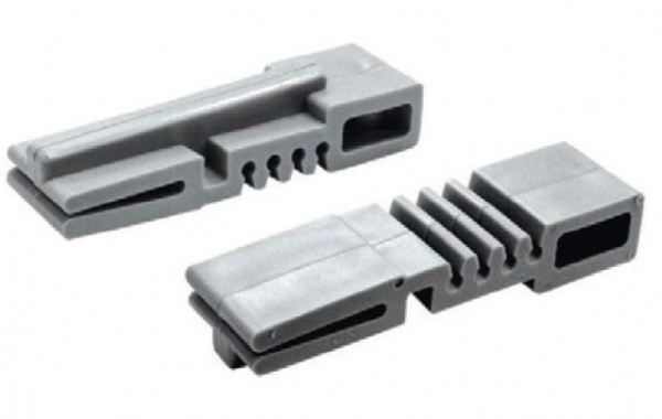 Корзина выдвижная 19х71х50 с доборами, для шкафа шириной 80 см, серебристый металлик