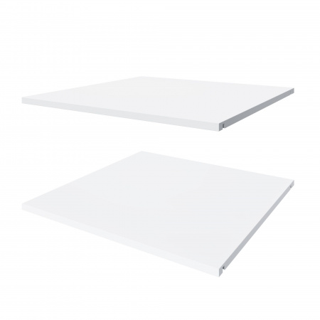 Комплект полок для шкафа 60 см, глубиной 58 см, 2 шт,  ЛДСП Белый