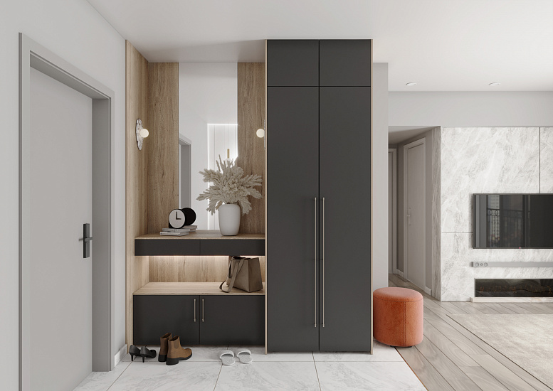 Шкаф распашной СОФТ фото 1