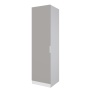 Шкаф 1-дверный ЛАЙТ К3, 240х60х42, ЛДСП, Шиншилла серая, с полками