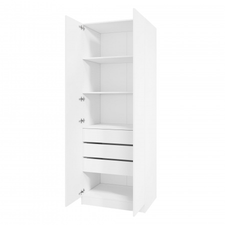 Корпус шкафа шириной 80 см, ЛДСП Белый, 220х80х58