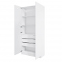 Корпус шкафа шириной 100 см, ЛДСП Белый, 220х100х40