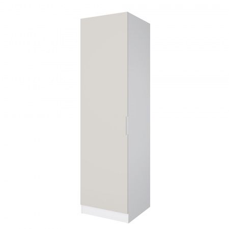 Шкаф 1-дверный ЛАЙТ К1, 220х60х42, ЛДСП, Кашемир, с ящиками и полками