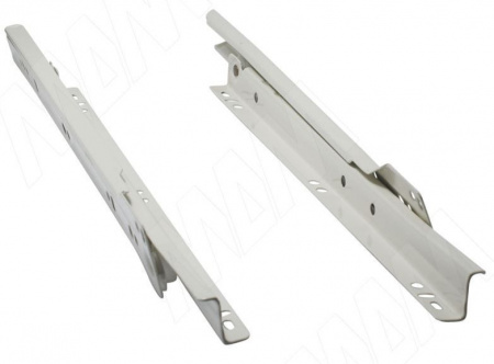 Корзина выдвижная 19х50х35, для неглубокого шкафа шириной 60 см, серебристый металлик  