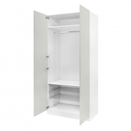 Корпус шкафа шириной 100 см, ЛДСП Белый, 220х100х58