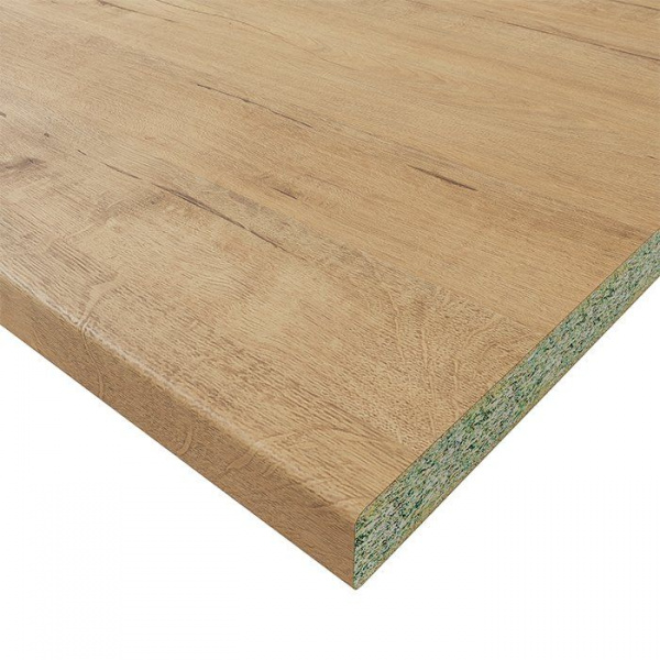 Столешница Дуб Банратти, HPL-пластик, цвет светло-коричневый 150х60х4 см,