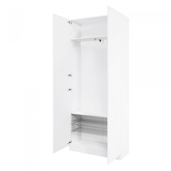 Корпус шкафа шириной 100 см, ЛДСП Белый, 240х100х40