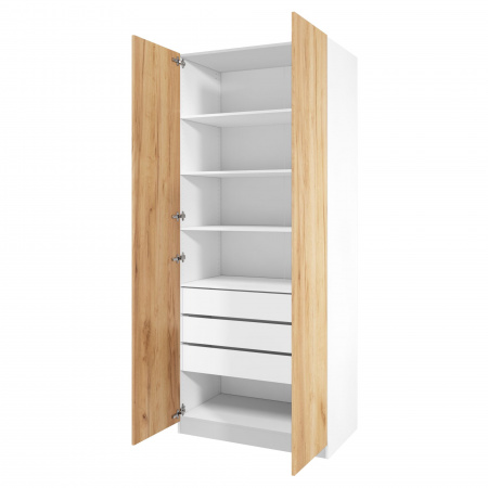 Дверь 210х50 для распашного шкафа шириной 100 см, ЛДСП цвет Дуб золотой