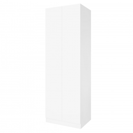 Дверь 230х40 для распашного шкафа шириной 80 см, ЛДСП цвет Белый перламутр