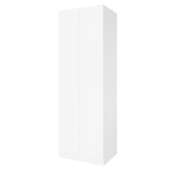 Дверь 230х40 для распашного шкафа шириной 80 см, ЛДСП цвет Белый перламутр