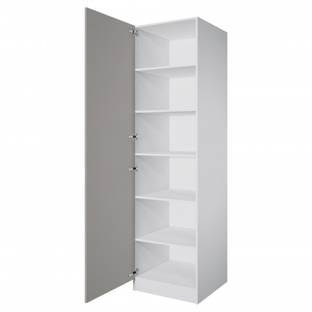 Дверь 210х60 для распашного шкафа шириной 60 см, ЛДСП цвет Шиншилла серая