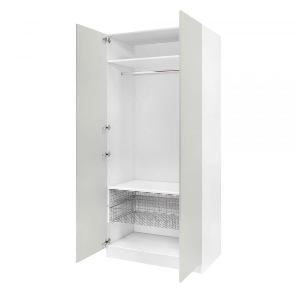 Корпус шкафа шириной 100 см, ЛДСП Белый, 220х100х58