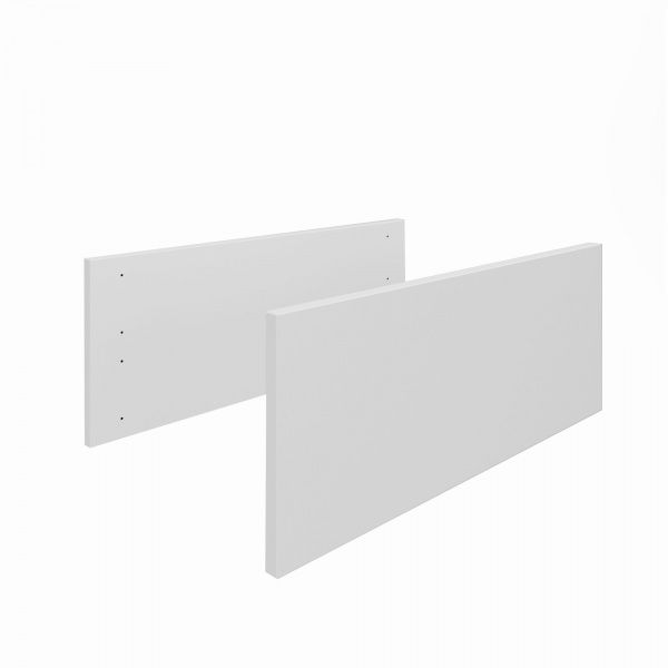 Корзина выдвижная 19х50х50, с доборами, для шкафа шириной 60 см, серебристый металлик