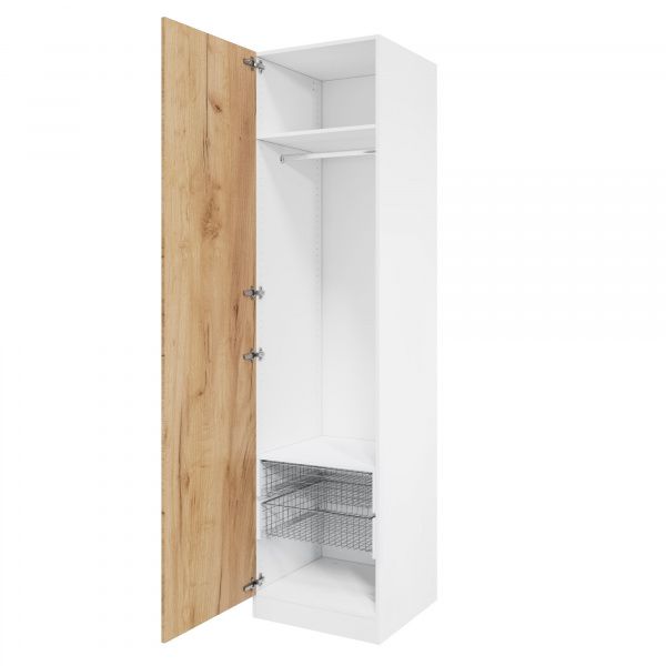 Дверь 230х60 для распашного шкафа шириной 60 см, ЛДСП цвет Дуб золотой