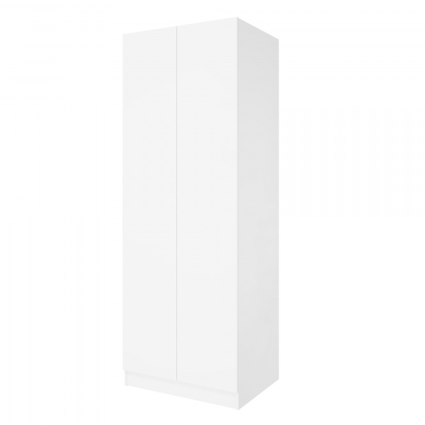 Дверь 210х40 для распашного шкафа шириной 80 см, ЛДСП цвет Белый перламутр