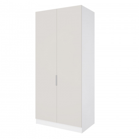 Шкаф 2-дверный распашной ЛАЙТ К3, 240х100х60, ЛДСП, Кашемир, с полками