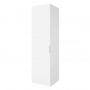 Шкаф 1-дверный ЛАЙТ К3, 240х60х60, ЛДСП, Белый перламутр, с полками