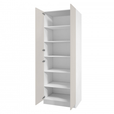 Дверь 210х40 для распашного шкафа шириной 80 см, ЛДСП цвет Кашемир