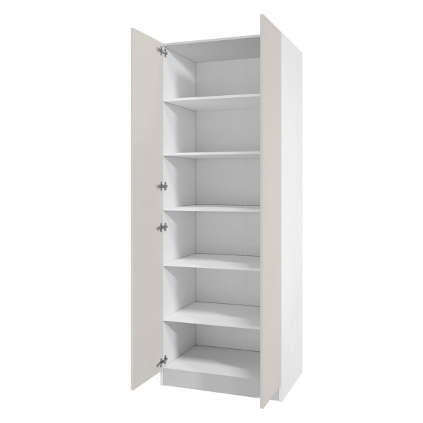 Дверь 210х40 для распашного шкафа шириной 80 см, ЛДСП цвет Кашемир