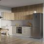 Кухонный гарнитур ЛАЙТ 214x140х275x60 см ЛДСП цвет Дуб Золотой/Кашемир 13 секций