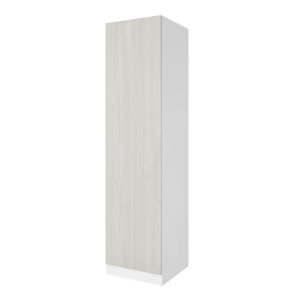 Дверь 230х60 для распашного шкафа шириной 60 см, ЛДСП цвет Скандинавское белое дерево