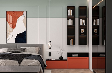 Мебель для спальни ФРЕСКО эмаль