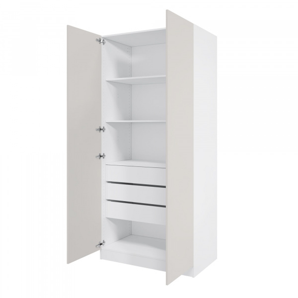 Дверь 210х50 для распашного шкафа шириной 100 см, ЛДСП цвет Кашемир