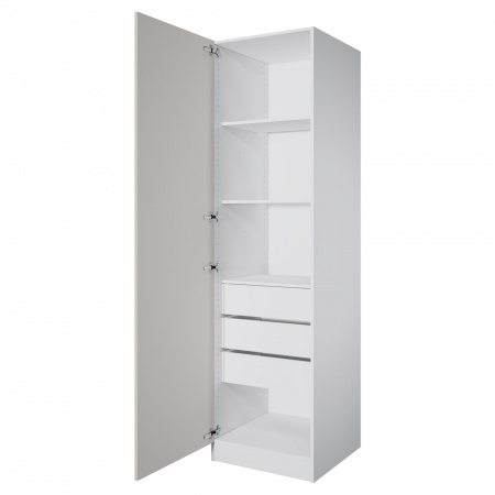 Дверь 210х60 для распашного шкафа шириной 60 см, ЛДСП цвет Кашемир