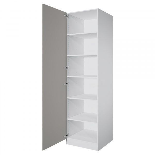 Дверь 210х60 для распашного шкафа шириной 60 см, ЛДСП цвет Шиншилла серая