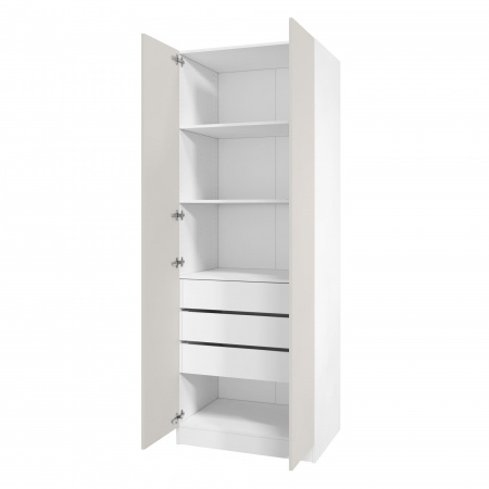 Дверь 210х40 для распашного шкафа шириной 80 см, ЛДСП цвет Кашемир