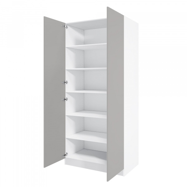 Дверь 210х50 для распашного шкафа шириной 100 см, ЛДСП цвет Шиншилла серая