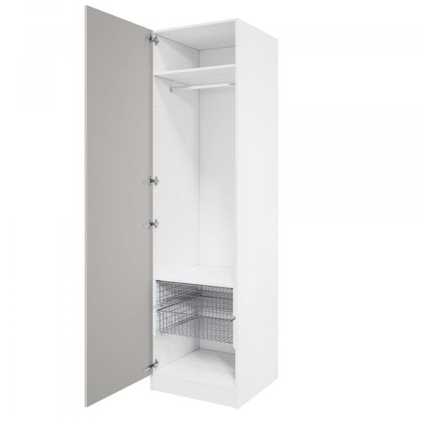 Дверь 210х60 для распашного шкафа шириной 60 см, ЛДСП цвет Кашемир