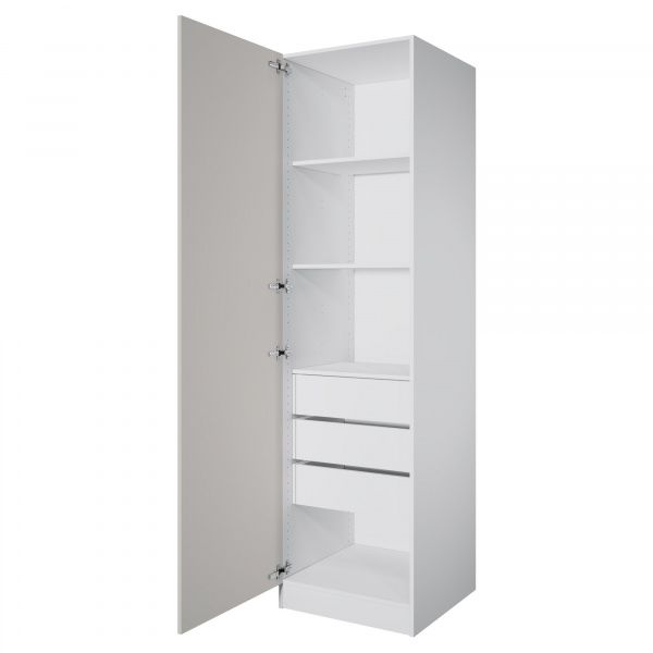 Дверь 210х60 для распашного шкафа шириной 60 см, ЛДСП цвет Кашемир