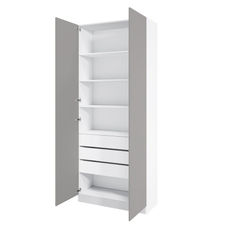 Корпус шкафа шириной 100 см, ЛДСП Белый, 240х100х40