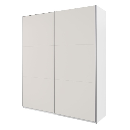 Шкаф-купе ЛАЙТ Е3, 240х200х58, ЛДСП, Кашемир, с ящиками, полками и штангой