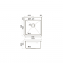 Мойка OMOIKIRI Akisame 46-LG (4973081) (Комплект выпуска арт. 4956473)